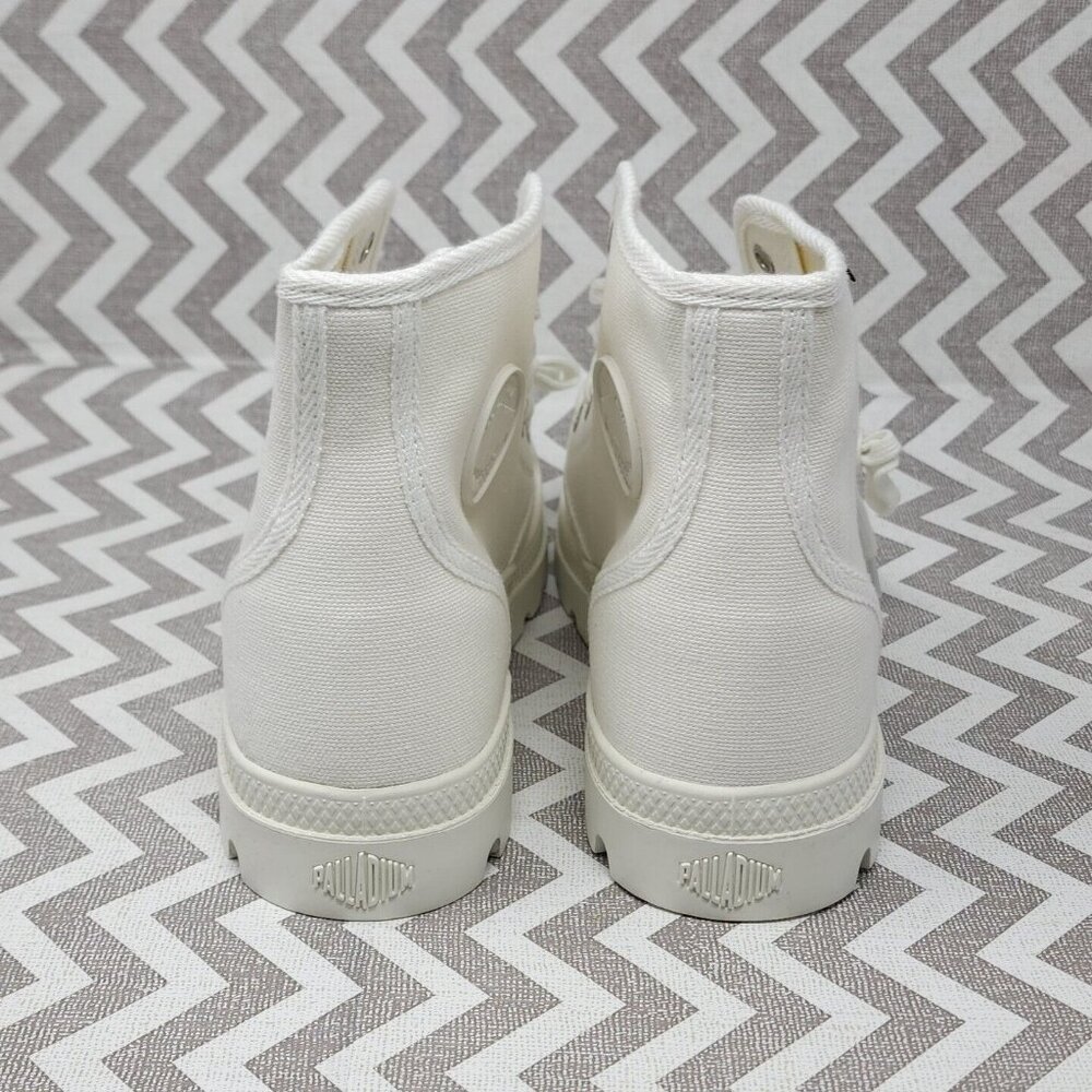 Palladium Pampa Hi Originale Canvas Boot Size 11, High Top Shoes, Star White - Picture 7 of 10